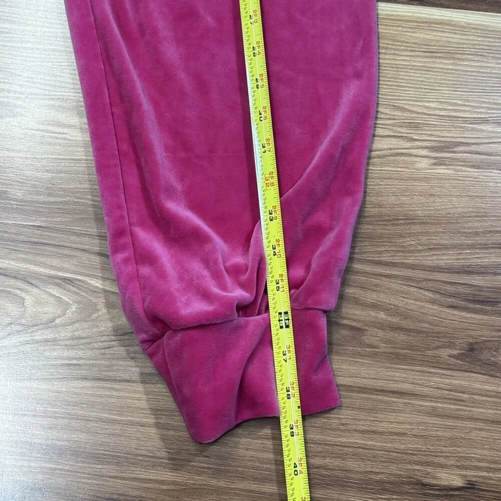 CABLE & GAUGE XL Velour Velvet 2pc Tracksuit Stretch Activewear Lounge Sport Set
